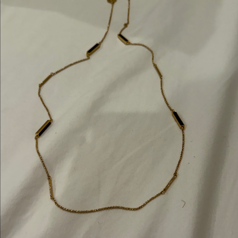 Kate Spade Gold and Black Necklace